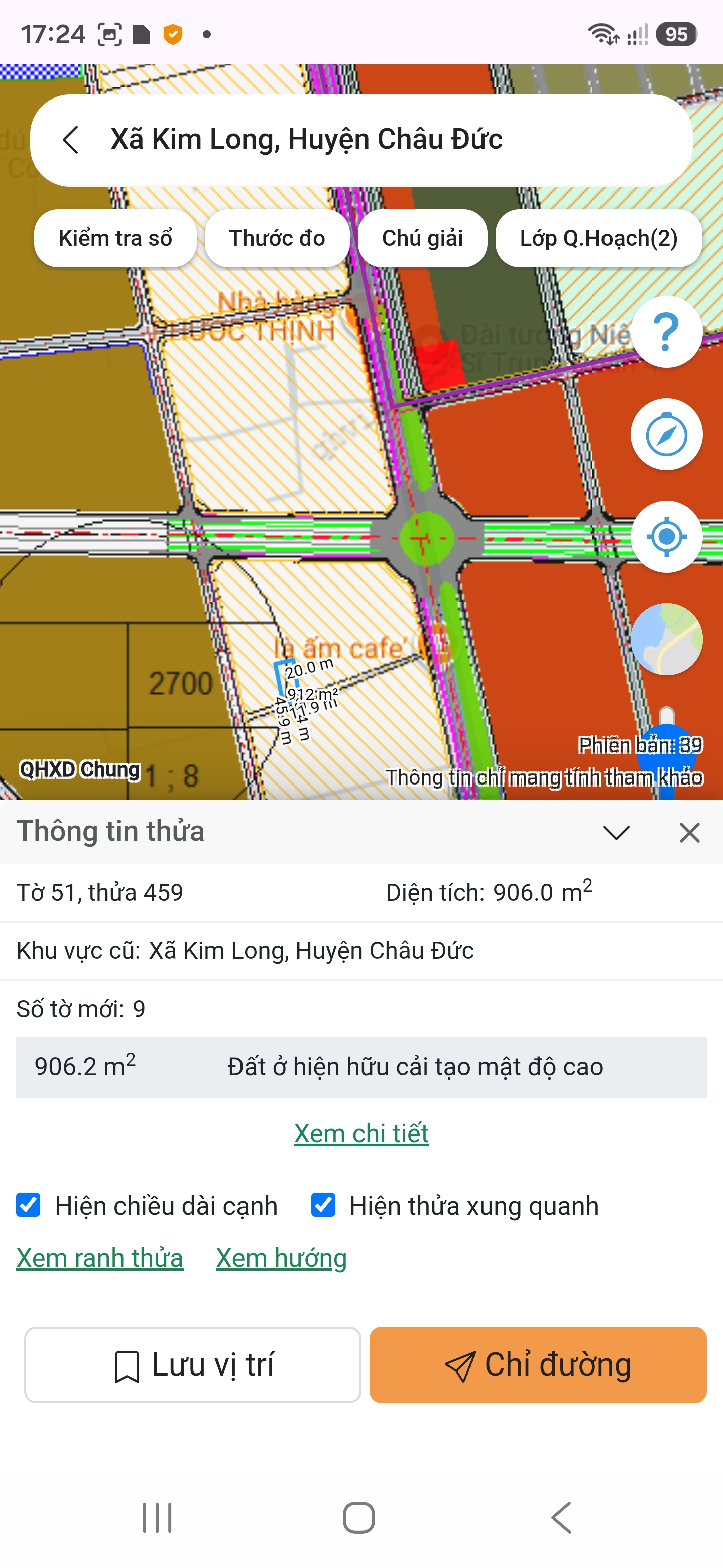 Khu dân cư kim long, cách quốc lộ 150m , 20x45, có 60m2 thổ cư